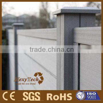 composite plastic wood garden fence panel