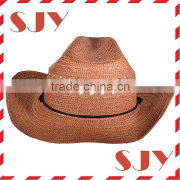 Handmade Natural Stylish Wide Brim Mexico Straw Hat, Foldable Straw Hat photo-2