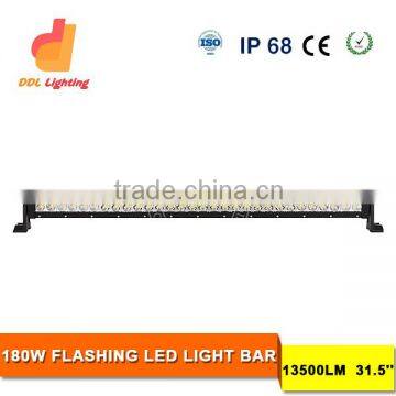 180W Color Change led light bar for car accessories 12volt waterproof strobe led light bar