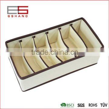 Foldable Underware Storage Box With Dividers