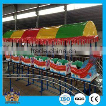 China factory fun park rides cheap roller coaster slide dragon for sale amusement games