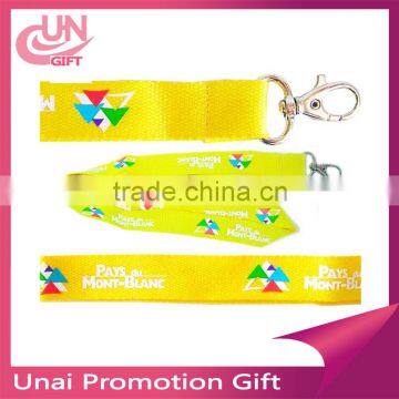 Best-selling funky print silkscreen printing lanyard for gift