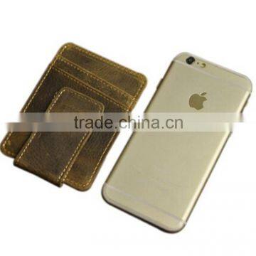 Boshiho Crazy Horse Leather Wallet to Clips photo-5