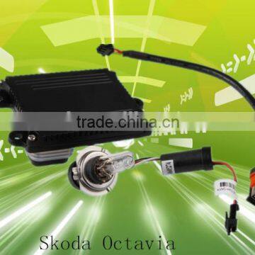 White light hid xenon kit 12v 35w 6000k h7 high qua35W/55w xenon conversion kit 35W/55W for Skoda Octavia low beam(2010-2013)