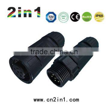 SQ14-6P Solder Cable 5A Nylon Electric IP68 Wire Waterproof Connector photo-2