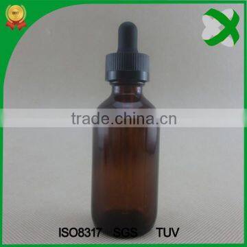 high quantity 60ml essential oil glass bottle with childproof cap made in china