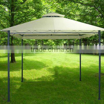 Beige color outdoor gazebo for garden shading