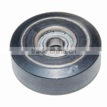 Escalator Step Roller 80mm, 80x20mm, bearing 6202, 80x20x6202, Double Bearing, Black 80mm