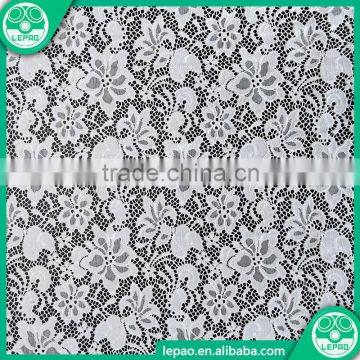 Evening Dress Design French Tulle Lace Embroidery On Mesh / Quality Sequin Net Embroidery Fabric For Women