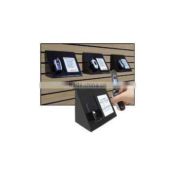 Black Color Acrylic Slat-wall Cellphone Display Stand