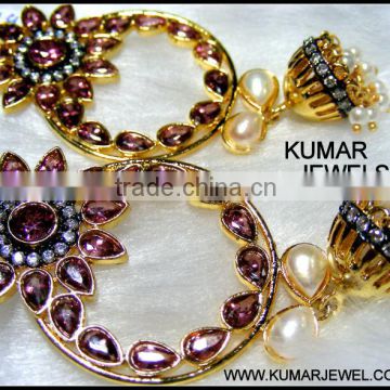 Latest round earring design