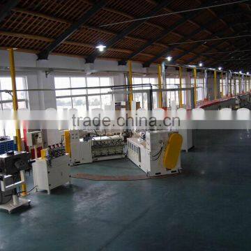 rubber extrusion and vulcanization machine