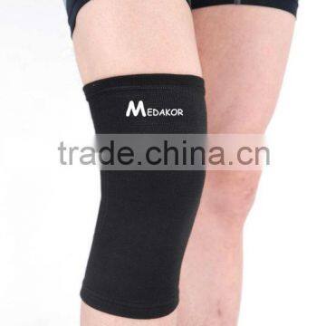 black elastic knee support