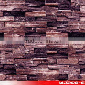 3D bricks stone wallpaper wallcovering blown wallpaper 53cm*10m zWJ208-6