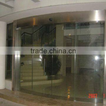 high quality automatic curved sliding door low price