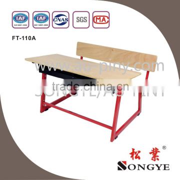 AP Good quality modern double school desk and bench school desk with bench