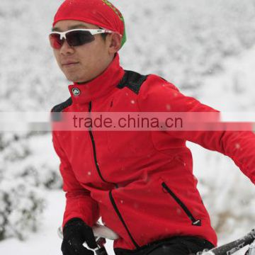 china OEM windproof fleece winter cycling themal jacket custom cycling jacket