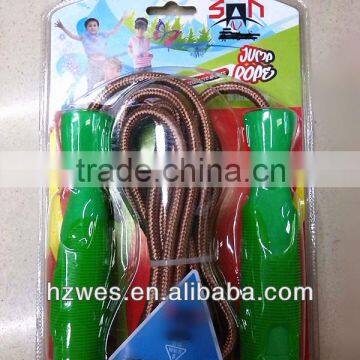 Sports plastic cotton rope skipping/fitness jumping rope