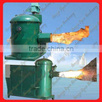 horizontal/level biomass burning machine for industrial furnace
