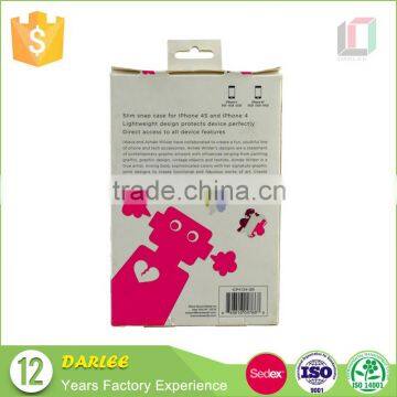 Chinese Supplier Recyclable Art Paper Cell Phone Case Packaging Box With Logo Printed photo-6
