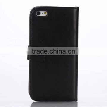 2 in 1 High Quality PU Magnet Case for Iphone6/6s With 3 Card Slots Wallet Case for Mobilephone photo-4