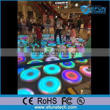 Wifi Control Portable Round Touch Sensitive Interactive Led Fun Dance Floor Games photo-4