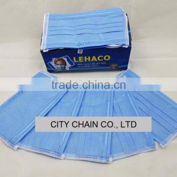 WATER PROOF MASKS 3-LAYER FOR RAINY DAY 50pieces/box