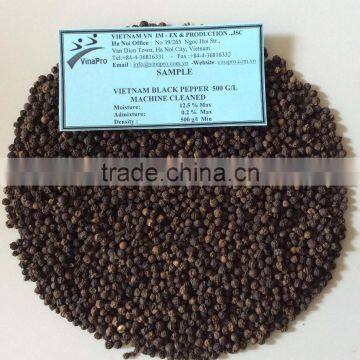 Black Pepper 500 G/L CLEANED HIGH QUALITY