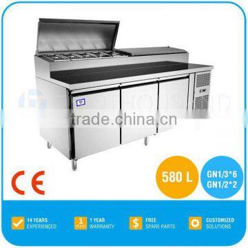 Sandwich Prep Table - R134a, Aspera, Dixell, 580 Liters, CE, TT-BC285D