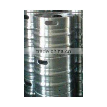 stainless steel beer keg
