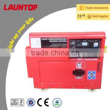 200A High Quality Silent diesel welding generator with 188F engine