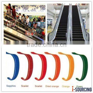 fancy multicoloured rubber handrail for escalator