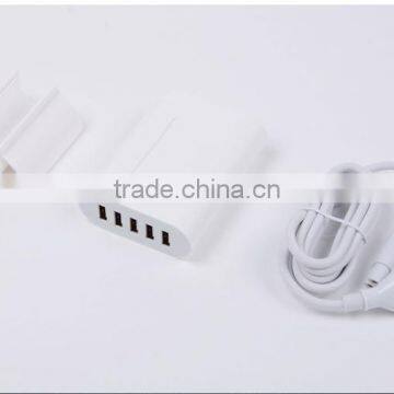 fast charging 5 ports usb mobile phone travel charger