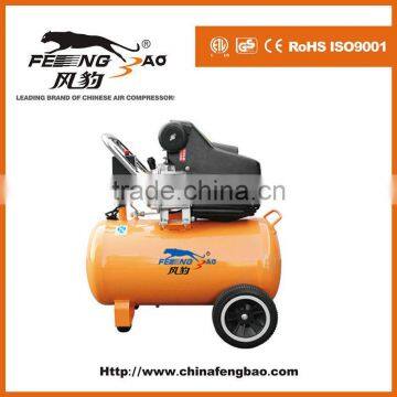 220V/50HZ, copper wire, 2HP portable direct driven air compressor, 50L air compressor, CE