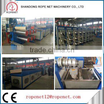 Polypropylene fiber mesh production line/ PP shade net film yarn plastic extruder/ making machine