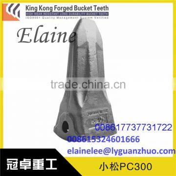 Best price Steel forging forged bucket teeth PC300 for excavator