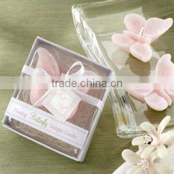 butterfly shape tealight candles for wedding decoration