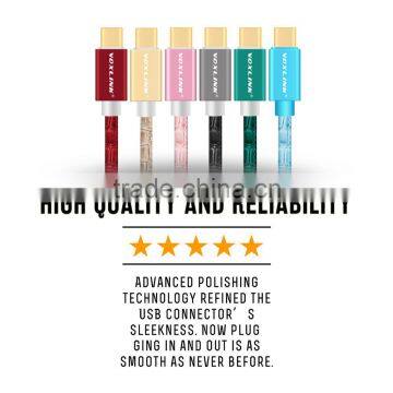 Voxlink 5v 1a High Quality Gold Plated Fast Charging 1m Crocodile USB 2.0 Charger Cable (type-c/micro Usb/for Ios Type) photo-4