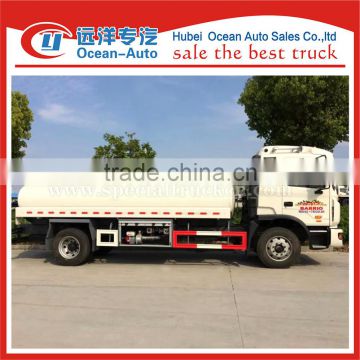 JAC 4X2 drive wheel 15000liters water transport tanker trucks for sale