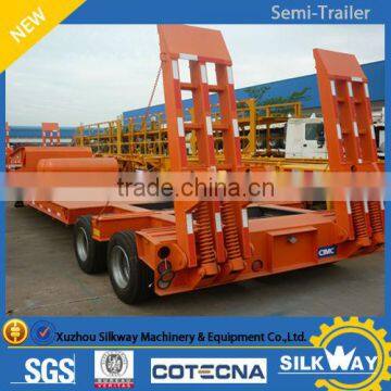 4 Axles Lowbed Semi Trailer for Sale