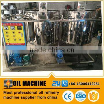 Rapeseed / cotton / soybean edible oil refinery / crude oil refinery machine