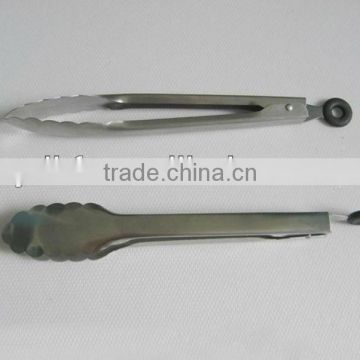 HF 307 food tong in wintersweet shape,good quality kitchen tongs