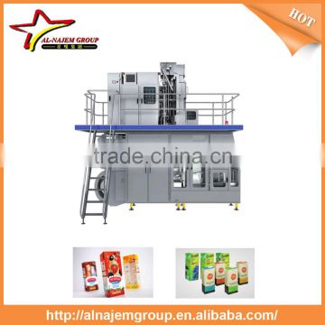 Automatic juice aspetic carton filling line for filling capping and labeling machine/aseptic filling machine for fruit/milk