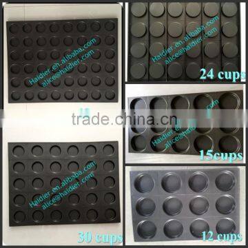 15 Grooves Aluminum Alloy Teflon Coated Hamburger Bun Tray 400*600 Burger Tray photo-5