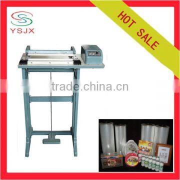 F-400 foot press sealing and cutting machine bag sealer with cutter