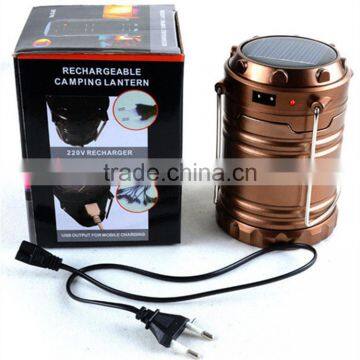 6 Led Camping Lantern Rechargeable Solar Power Led Camping Lantern photo-6