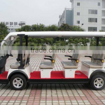 Comfortable Sightseeing Golf Course Battery Powered Mini Shuttle Bus photo-4