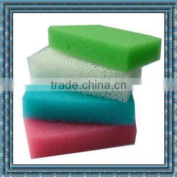 Reticulated polyurethane foam filter