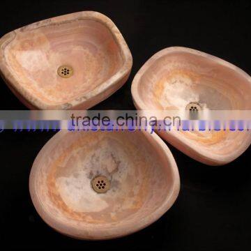 LUXURY PINK ONYX SINKS BASINS COLLECTION photo-5