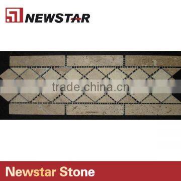 Newstar Tumbled Rock Natural Stone Travertine Tile Backsplash Mosaic photo-3
